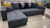 Угловой диван "Лофт" с дизайнерскими подушками