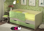 Детская кровать "Алиса" зеленый